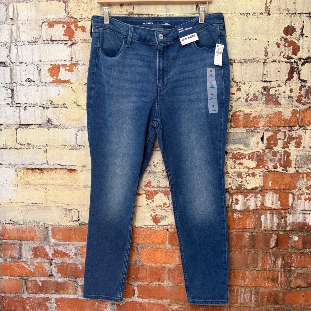 Old Navy WOW High-Rise Skinny Jeans in Blue NWT